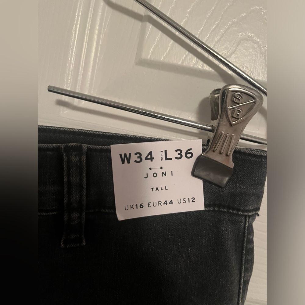 New with tags Topshop Tall Joni jeans.